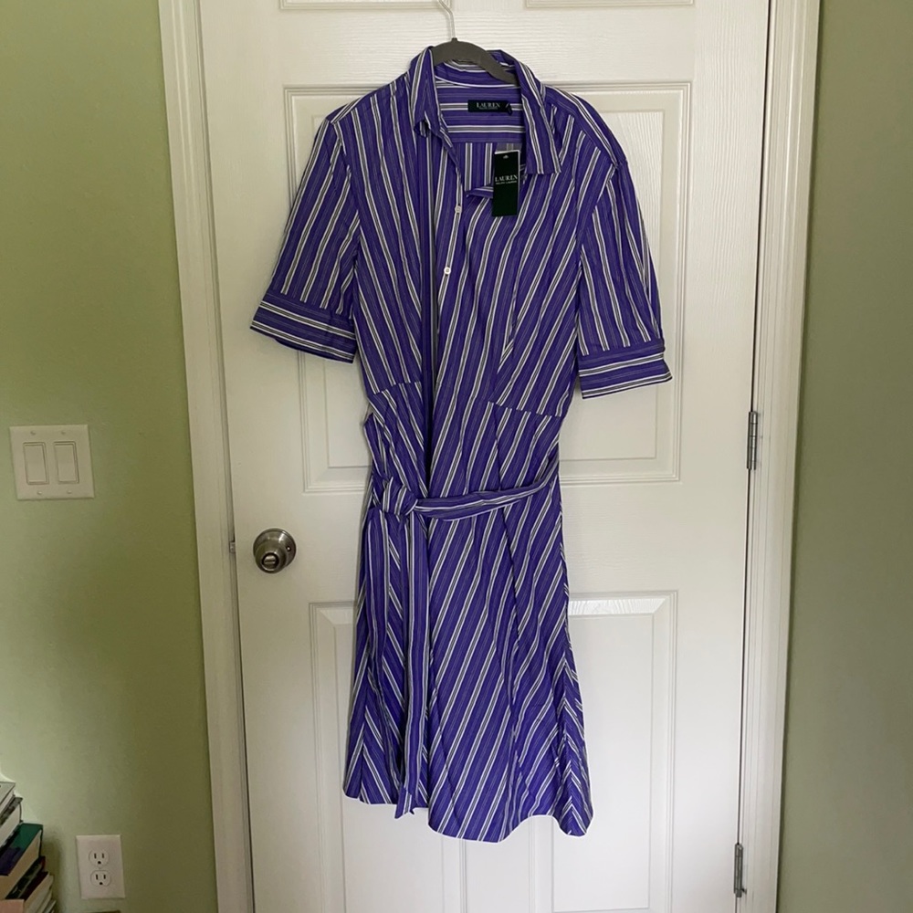 Purple A line dress